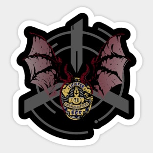 Lucifer TV (Trackers+ Logo) Sticker